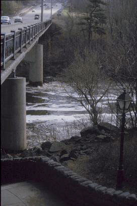 Downstream of bridge between Taylors Falls and St. Croix Falls